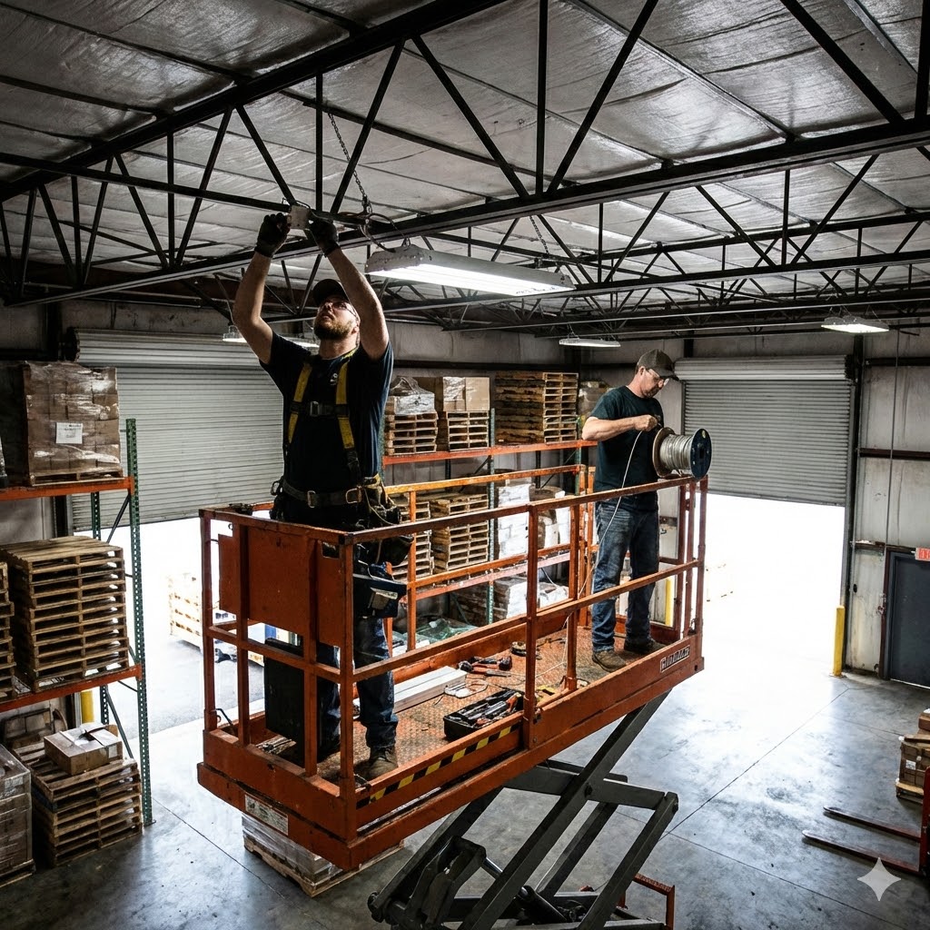 High Bay Lighting Installation