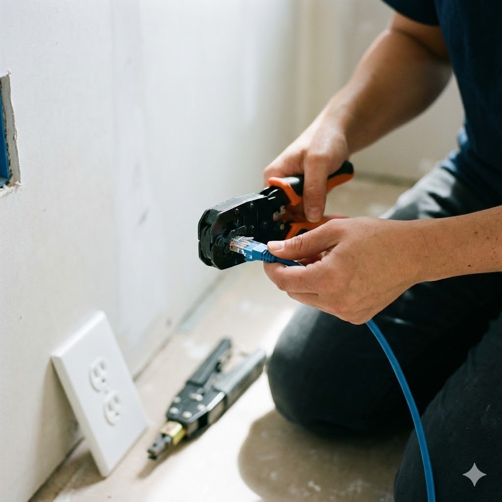 Internet Data Point Installation