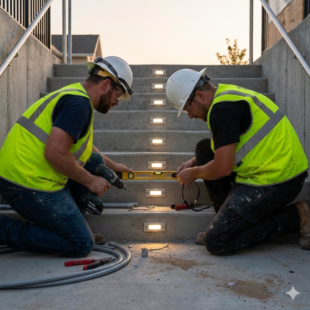 Step Lights Installation