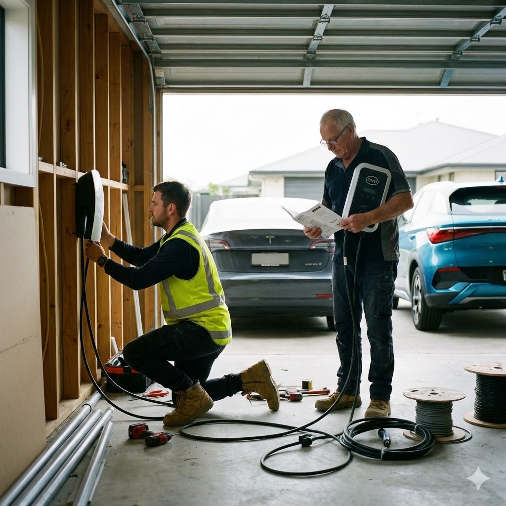 Tesla or BYD EV Charger Installation