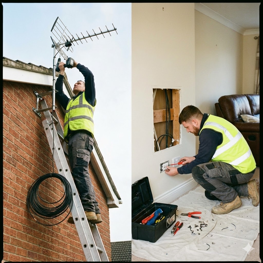TV Antennas & Outlets Installation